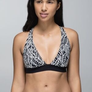 lululemon athletica Monochrome Leaf Bikini Top